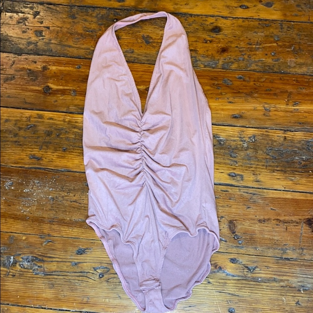 Velvet body suit